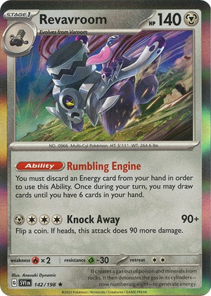 Pokemon TCG - SV01: Scarlet & Violet Base Set - Revavroom - 142/198 - Reverse Holofoil