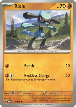Pokemon TCG - SV01: Scarlet & Violet Base Set - Riolu - 113/198