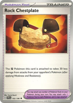Pokemon TCG - SV01: Scarlet & Violet Base Set - Rock Chestplate - 192/198