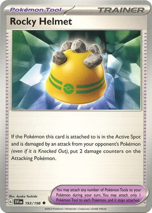 Pokemon TCG - SV01: Scarlet & Violet Base Set - Rocky Helmet - 193/198