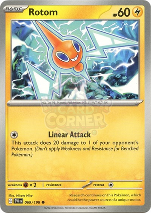 Pokemon TCG - SV01: Scarlet & Violet Base Set - Rotom - 069/198 - Reverse Holofoil