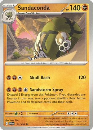 Pokemon TCG - SV01: Scarlet & Violet Base Set - Sandaconda - 120/198
