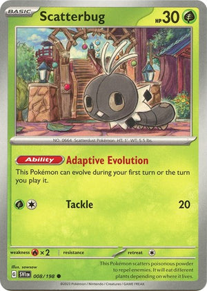 Pokemon TCG - SV01: Scarlet & Violet Base Set - Scatterbug - 008/198