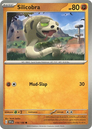 Pokemon TCG - SV01: Scarlet & Violet Base Set - Silicobra - 119/198