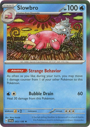 Pokemon TCG - SV01: Scarlet & Violet Base Set - Slowbro - 043/198 - Holofoil