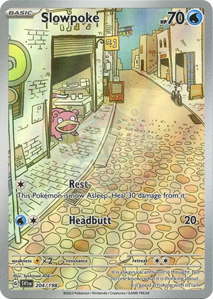 Pokemon TCG - SV01: Scarlet & Violet Base Set - Slowpoke - 204/198 - Holofoil