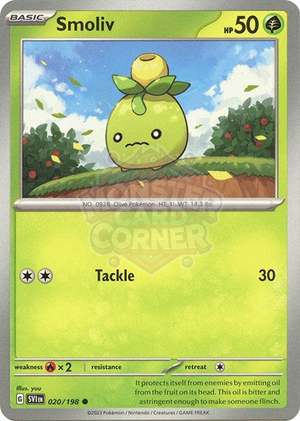 Pokemon TCG - SV01: Scarlet & Violet Base Set - Smoliv - 020/198