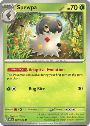 Pokemon TCG - SV01: Scarlet & Violet Base Set - Spewpa - 009/198