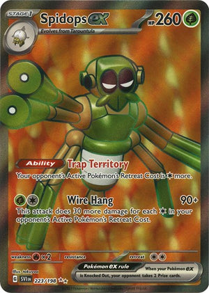 Pokemon TCG - SV01: Scarlet & Violet Base Set - Spidops ex - 223/198 - Holofoil