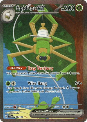 Pokemon TCG - SV01: Scarlet & Violet Base Set - Spidops ex - 243/198 - Holofoil