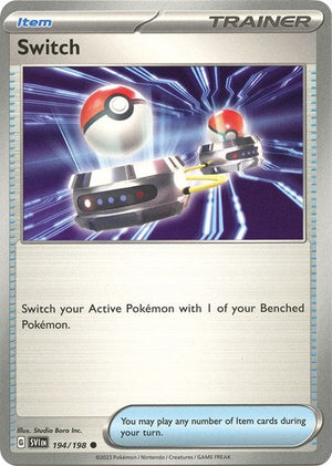 Pokemon TCG - SV01: Scarlet & Violet Base Set - Switch - 194/198 - Playset (4x)