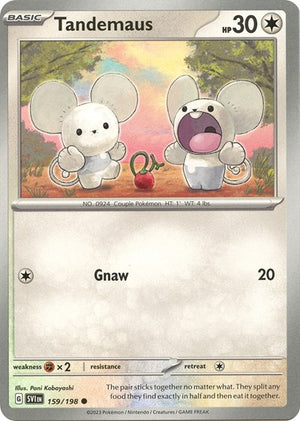 Pokemon TCG - SV01: Scarlet & Violet Base Set - Tandemaus - 159/198