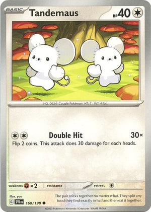 Pokemon TCG - SV01: Scarlet & Violet Base Set - Tandemaus - 160/198