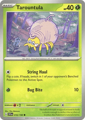 Pokemon TCG - SV01: Scarlet & Violet Base Set - Tarountula - 016/198