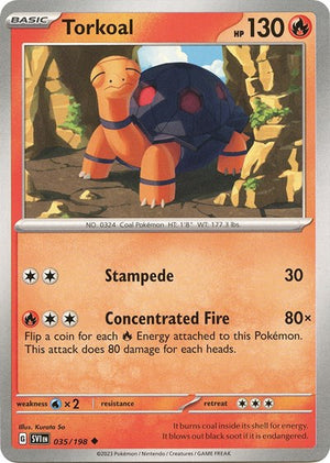 Pokemon TCG - SV01: Scarlet & Violet Base Set - Torkoal - 035/198