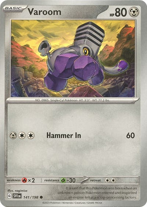 Pokemon TCG - SV01: Scarlet & Violet Base Set - Varoom - 141/198