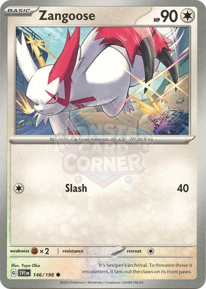 Pokemon TCG - SV01: Scarlet & Violet Base Set - Zangoose - 146/198
