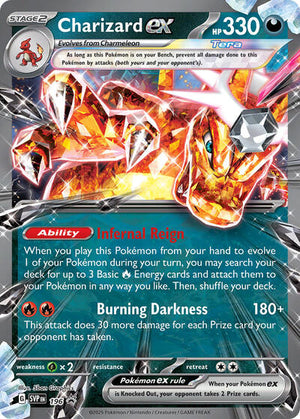 Pokemon TCG - SV: Scarlet & Violet Promo Cards - Charizard ex - SVP 196