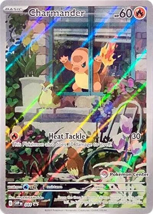 Pokemon TCG - SV: Scarlet & Violet Promo Cards - Charmander - (Pokemon Center Exclusive) - SVP 044 - Playset (4x)