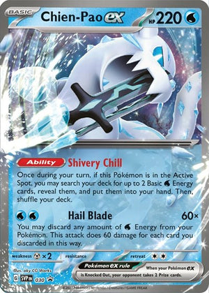 Pokemon TCG - SV: Scarlet & Violet Promo Cards - Chien-Pao ex - SVP 030