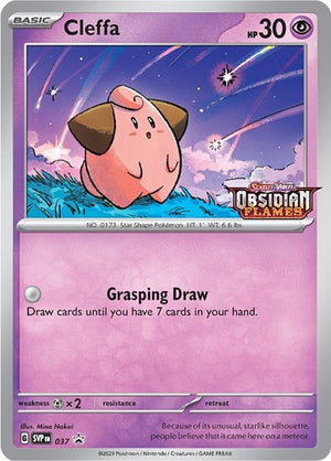 Pokemon TCG - SV: Scarlet & Violet Promo Cards - Cleffa - (Prerelease) - SVP 037