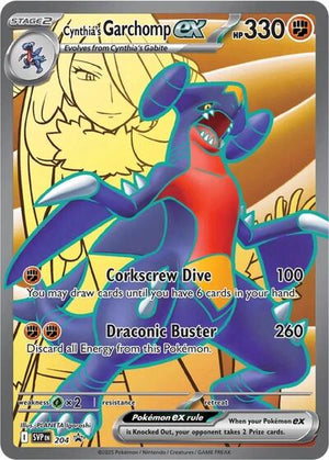 Pokemon TCG - SV: Scarlet & Violet Promo Cards - Cynthia's Garchomp ex - SVP 204