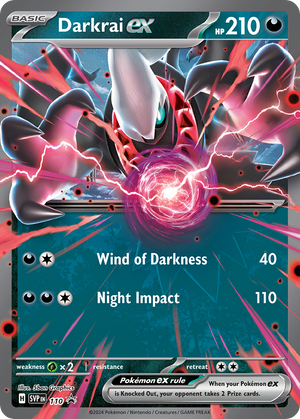 Pokemon TCG - SV: Scarlet & Violet Promo Cards - Darkrai ex - SVP 110