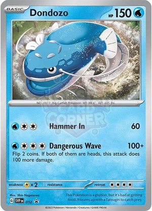 Pokemon TCG - SV: Scarlet & Violet Promo Cards - Dondozo - SVP 012