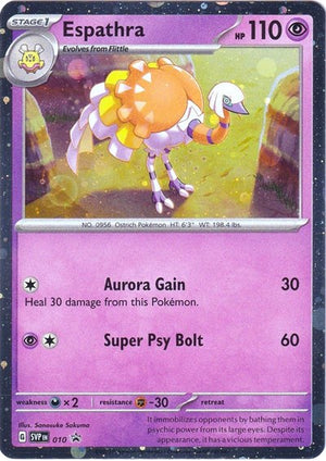 Pokemon TCG - SV: Scarlet & Violet Promo Cards - Espathra - SVP 010