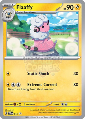 Pokemon TCG - SV: Scarlet & Violet Promo Cards - Flaaffy - SVP 015