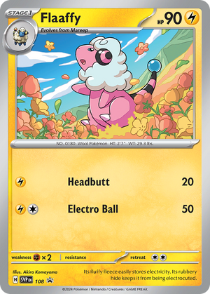 Pokemon TCG - SV: Scarlet & Violet Promo Cards - Flaaffy - SVP 108 - Playset (4x)