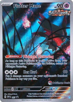 Pokemon TCG - SV: Scarlet & Violet Promo Cards - Flutter Mane - (Pokemon Center) - SVP 097