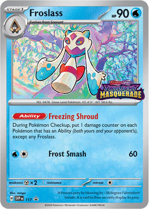 Pokemon TCG - SV: Scarlet & Violet Promo Cards - Froslass - SVP 117