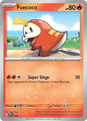 Pokemon TCG - SV: Scarlet & Violet Promo Cards - Fuecoco - SVP 002