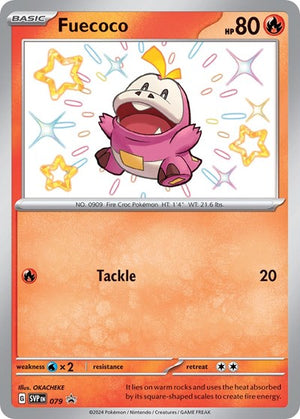 Pokemon TCG - SV: Scarlet & Violet Promo Cards - Fuecoco - SVP 079