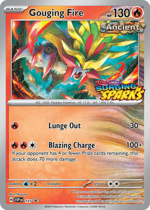 Pokemon TCG - SV: Scarlet & Violet Promo Cards - Gouging Fire - SVP 151