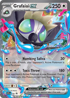 Pokemon TCG - SV: Scarlet & Violet Promo Cards - Grafaiai ex - SVP 100