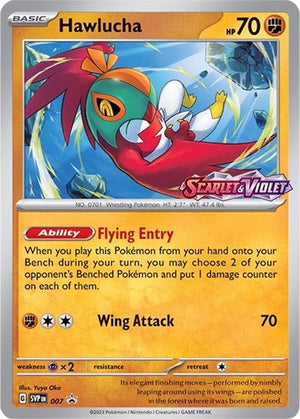 Pokemon TCG - SV: Scarlet & Violet Promo Cards - Hawlucha - (Prerelease) - SVP 007