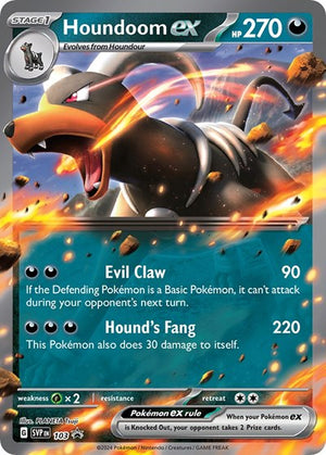Pokemon TCG - SV: Scarlet & Violet Promo Cards - Houndoom ex - SVP 103
