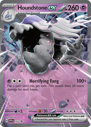 Pokemon TCG - SV: Scarlet & Violet Promo Cards - Houndstone ex - SVP 162