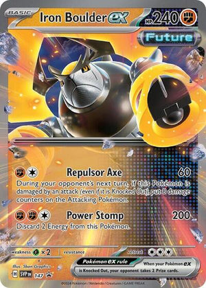 Pokemon TCG - SV: Scarlet & Violet Promo Cards - Iron Boulder ex - SVP 147