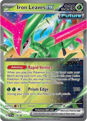 Pokemon TCG - SV: Scarlet & Violet Promo Cards - Iron Leaves ex - SVP 128