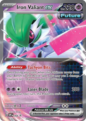 Pokemon TCG - SV: Scarlet & Violet Promo Cards - Iron Valiant ex - SVP 068