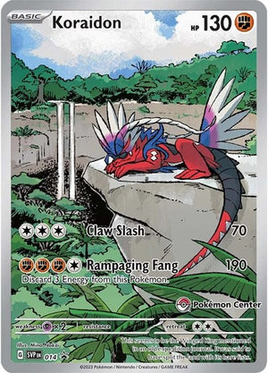Pokemon TCG - SV: Scarlet & Violet Promo Cards - Koraidon - (Pokemon Center Exclusive) - SVP 014