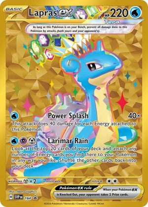 Pokemon TCG - SV: Scarlet & Violet Promo Cards - Lapras ex - SVP 164