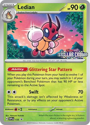 Pokemon TCG - SV: Scarlet & Violet Promo Cards - Ledian - SVP 133