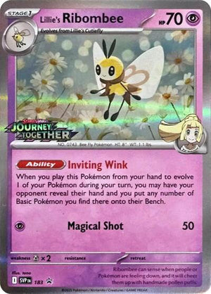 Pokemon TCG - SV: Scarlet & Violet Promo Cards - Lillie's Ribombee - (Prerelease) - SVP 183