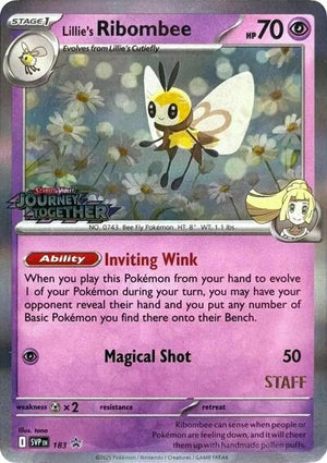 Pokemon TCG - SV: Scarlet & Violet Promo Cards - Lillie's Ribombee - (Prerelease) [Staff] - SVP 183