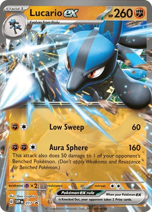 Pokemon TCG - SV: Scarlet & Violet Promo Cards - Lucario ex - SVP 017