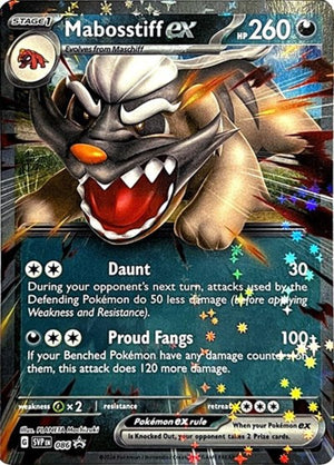 Pokemon TCG - SV: Scarlet & Violet Promo Cards - Mabosstiff ex - SVP 086